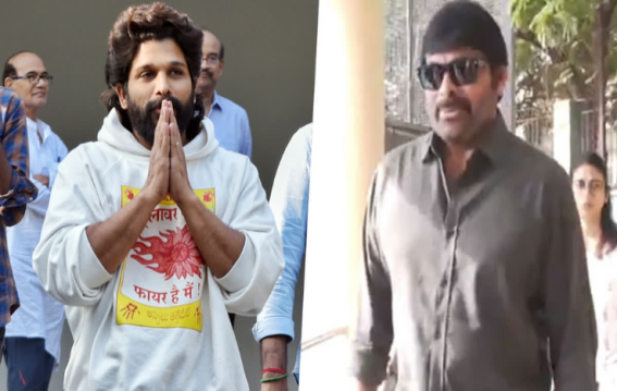 Allu Arjun’s Emotional Reunion with Chiranjeevi